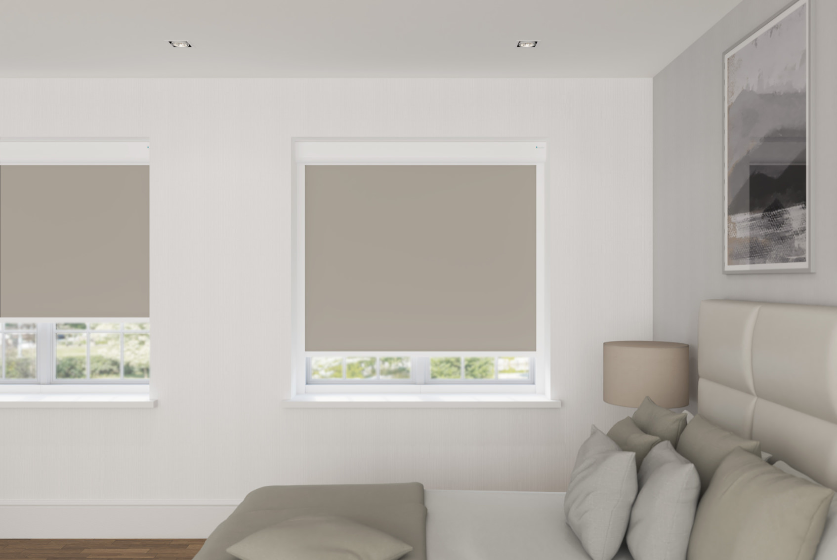 Bosa Taupe Blackout Cassette Blind