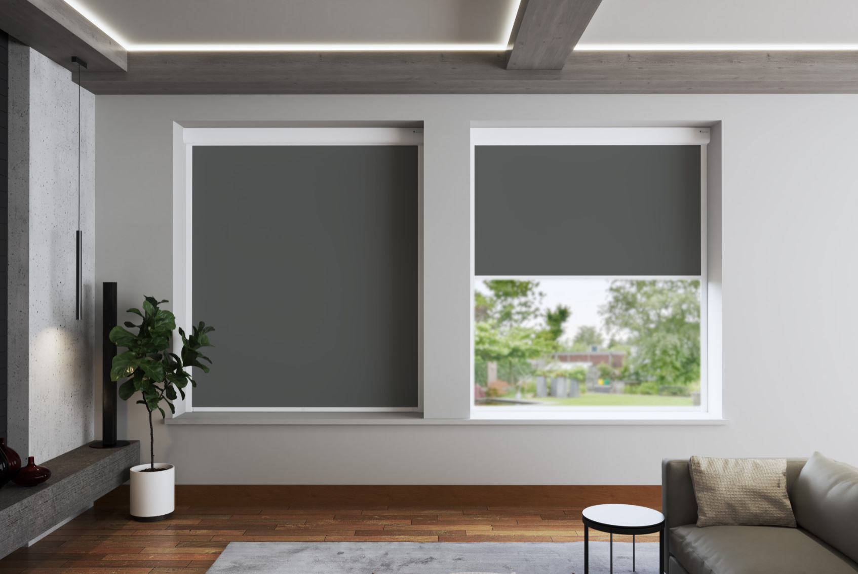 Bosa Slate Blackout Cassette Blind