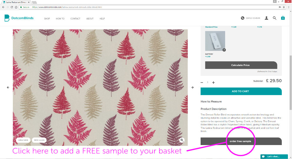 How To Order Free Fabric Samples